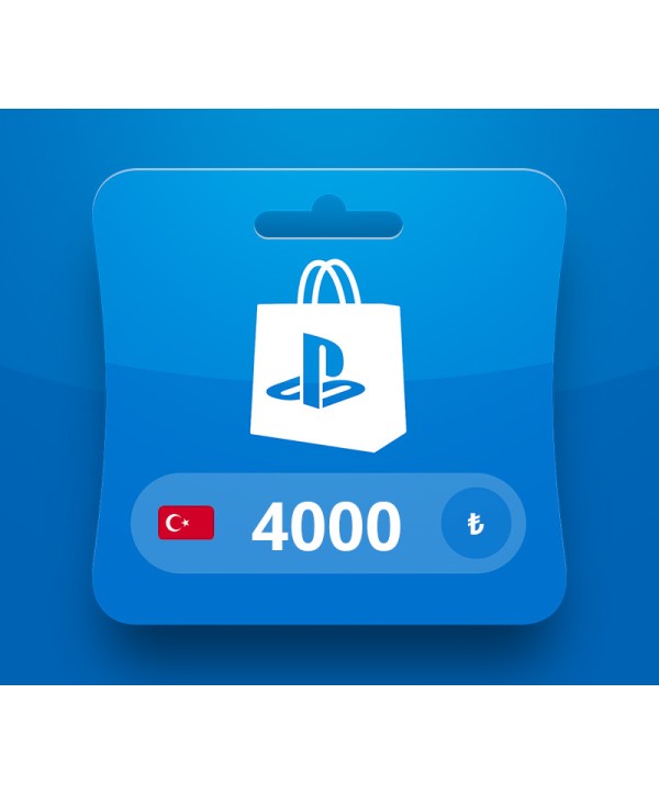 PlayStation Network TRY 4000 Card TURKEY PlayStation 5 Key TÜRKIYE